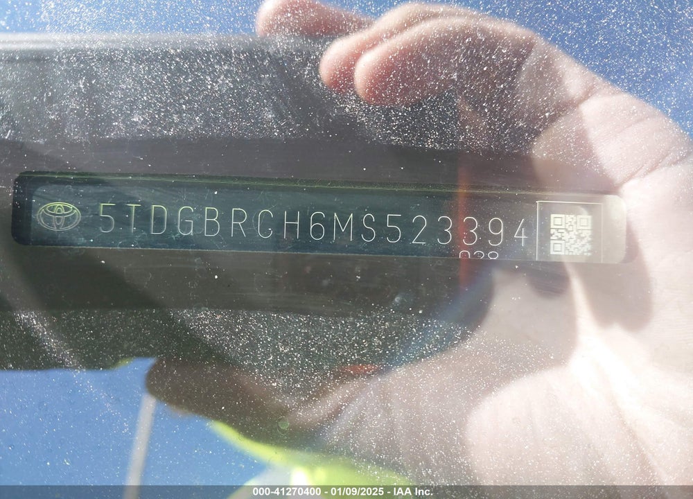 2021 TOYOTA HIGHLANDER VIN: 5TDGBRCH6MS523394