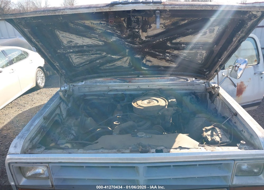 1987 DODGE D-SERIES D150 VIN: 1B7HD14H8HS312953