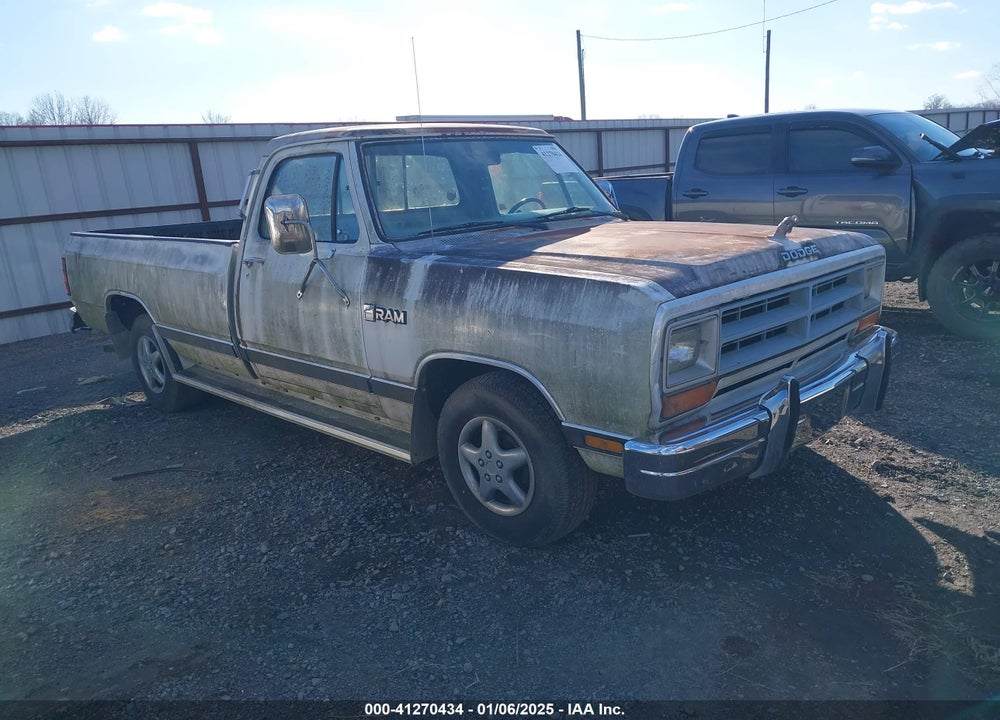 1987 DODGE D-SERIES D150 VIN: 1B7HD14H8HS312953