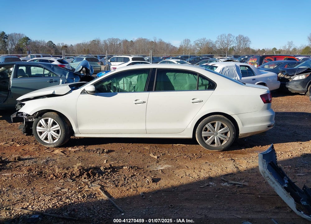 2017 VOLKSWAGEN JETTA VIN: 3VW2B7AJXHM246515