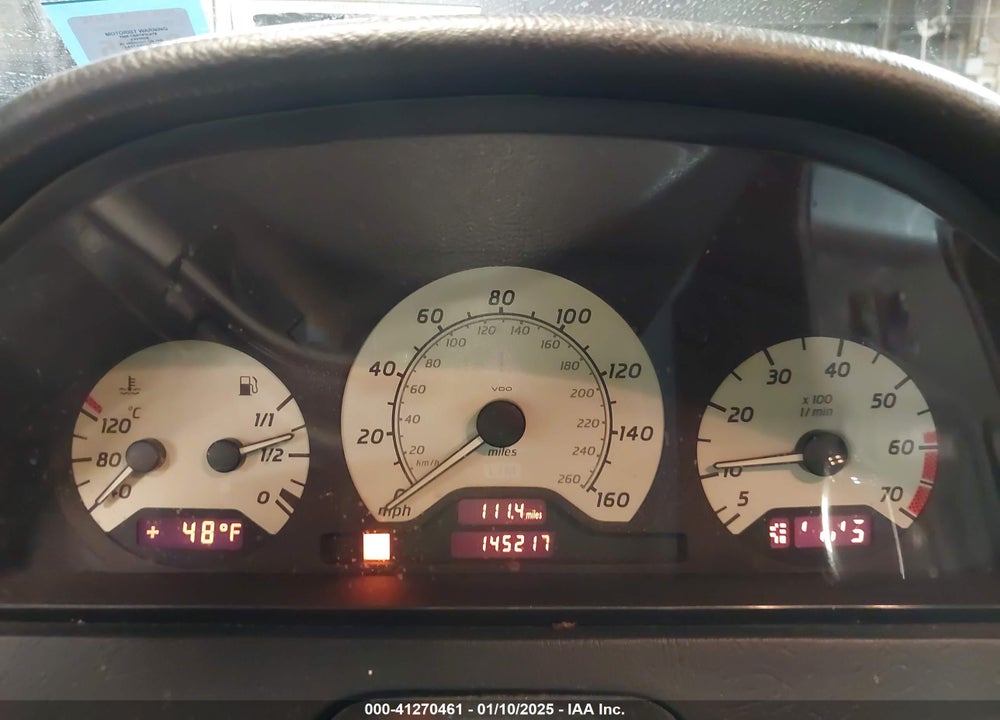 2000 MERCEDES-BENZ C-CLASS KOMPRESSOR VIN: WDBHA24G0YA849844