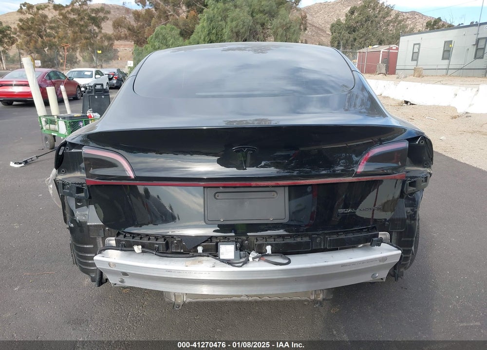 2022 TESLA MODEL 3 LONG RANGE DUAL MOTOR ALL-WHEEL DRIVE VIN: 5YJ3E1EB0NF113034