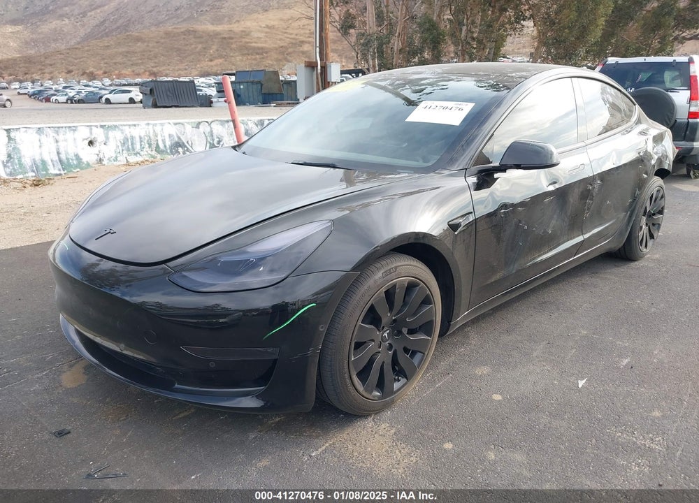 2022 TESLA MODEL 3 LONG RANGE DUAL MOTOR ALL-WHEEL DRIVE VIN: 5YJ3E1EB0NF113034