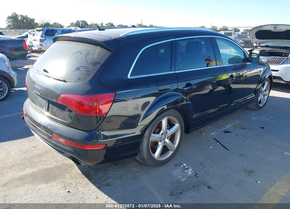 2011 AUDI Q7 3.0T S LINE PRESTIGE VIN: WA1DGBFE8BD005173