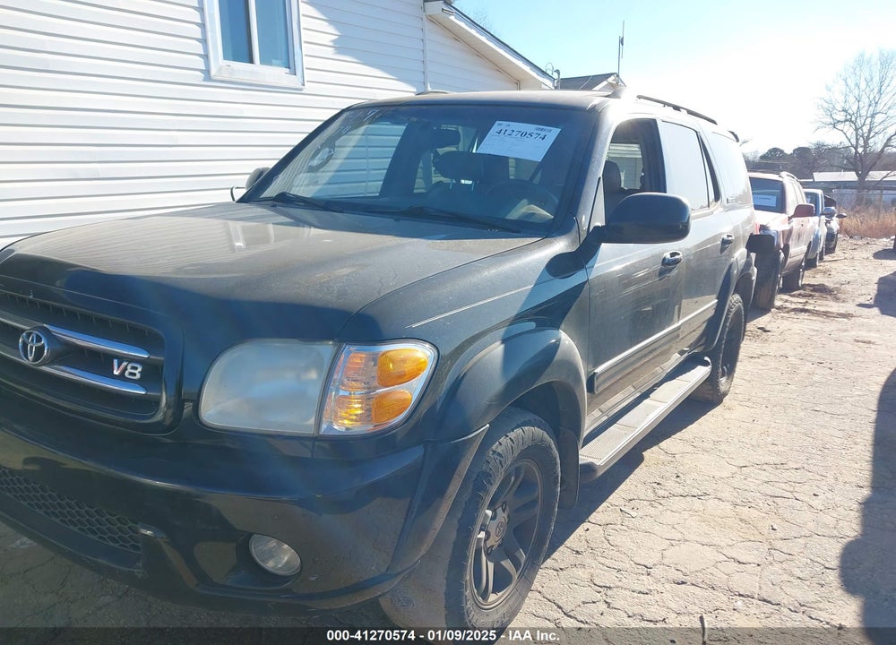 2003 TOYOTA SEQUOIA LIMITED V8 VIN: 5TDZT38AX3S186595