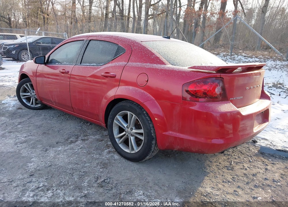 2014 DODGE AVENGER SXT VIN: 1C3CDZCGXEN160299