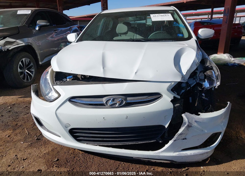 2017 HYUNDAI ACCENT VIN: KMHCT4AEXHU334784