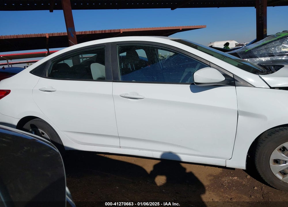2017 HYUNDAI ACCENT VIN: KMHCT4AEXHU334784