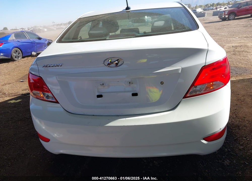 2017 HYUNDAI ACCENT VIN: KMHCT4AEXHU334784