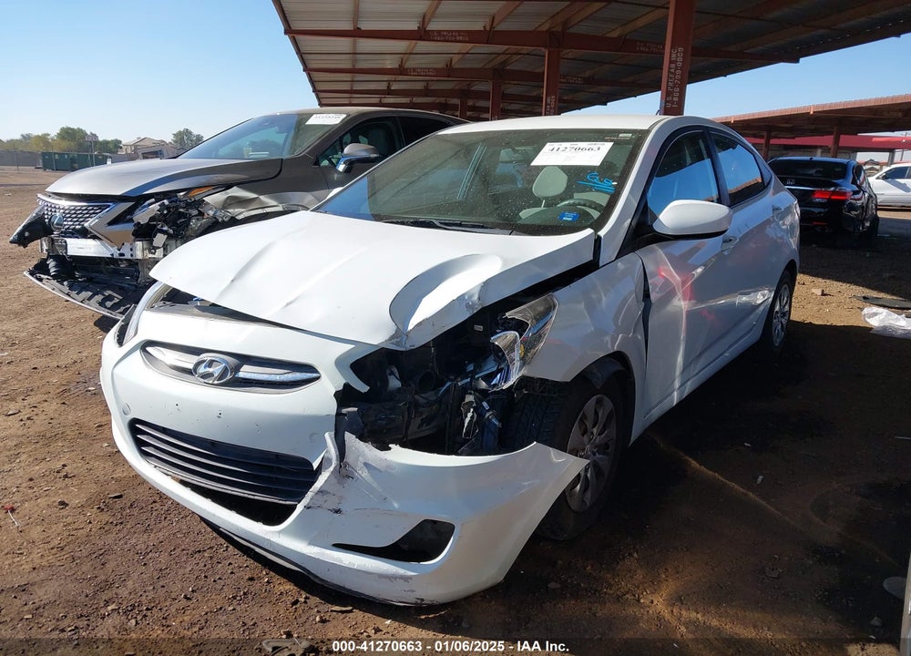 2017 HYUNDAI ACCENT VIN: KMHCT4AEXHU334784