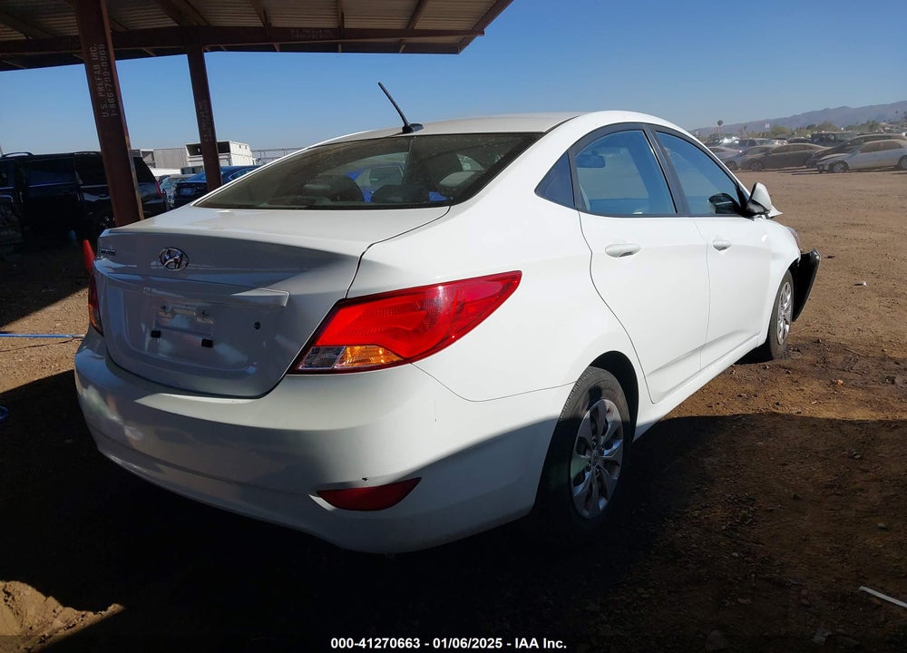 2017 HYUNDAI ACCENT VIN: KMHCT4AEXHU334784