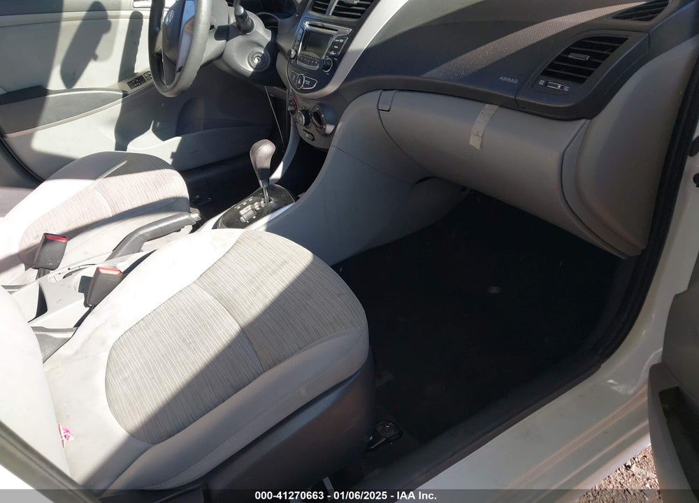 2017 HYUNDAI ACCENT VIN: KMHCT4AEXHU334784