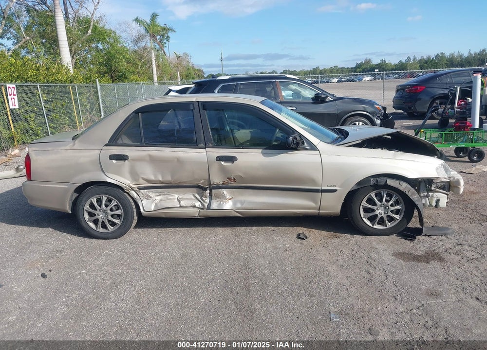 2000 MAZDA PROTEGE DX/LX VIN: JM1BJ2227Y0295075