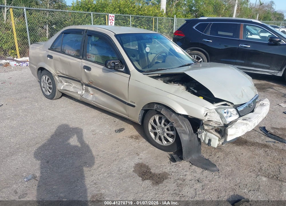 2000 MAZDA PROTEGE DX/LX VIN: JM1BJ2227Y0295075