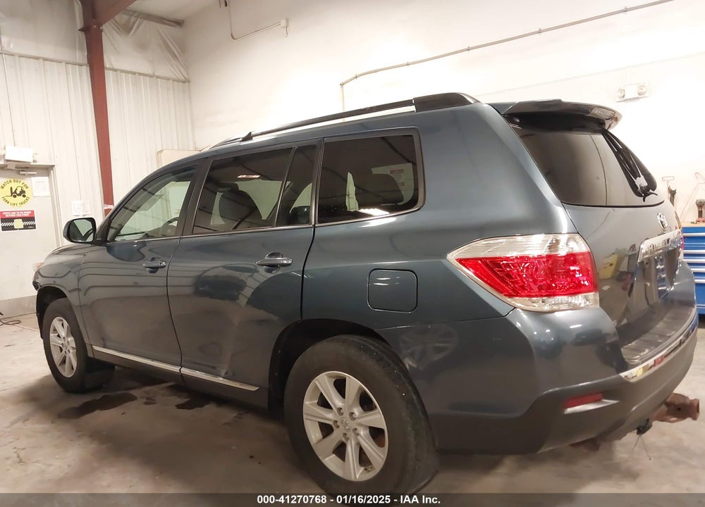 2013 TOYOTA HIGHLANDER SE V6 VIN: 5TDBK3EH7DS221004
