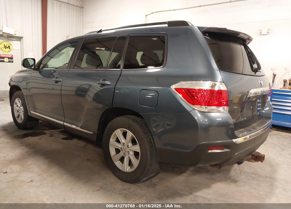2013 TOYOTA HIGHLANDER SE V6 VIN: 5TDBK3EH7DS221004