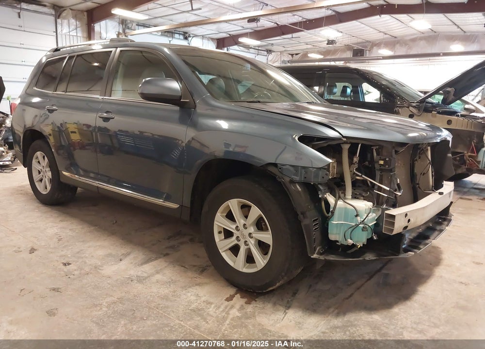 2013 TOYOTA HIGHLANDER SE V6 VIN: 5TDBK3EH7DS221004