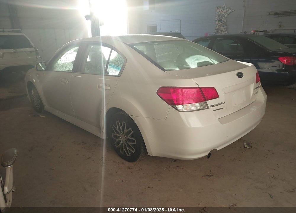 2012 SUBARU LEGACY VIN: 4S3BMBC63C3005947