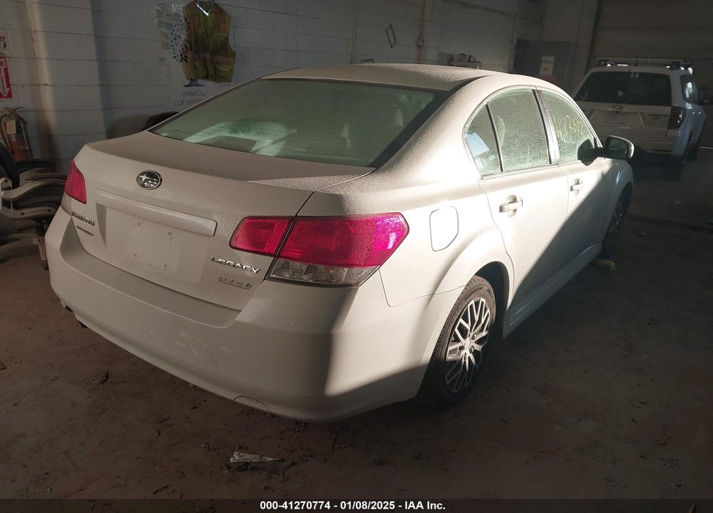 2012 SUBARU LEGACY VIN: 4S3BMBC63C3005947