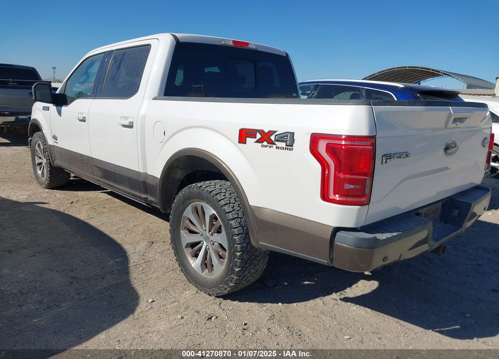 2015 FORD F-150 KING RANCH VIN: 1FTEW1EG2FFB40606