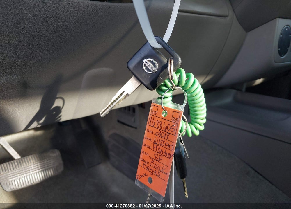 2018 NISSAN FRONTIER VIN: 1N6DD0ER0JN702799