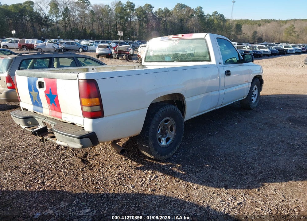 2000 CHEVROLET SILVERADO 1500 VIN: 1GCEC14V3YE295652