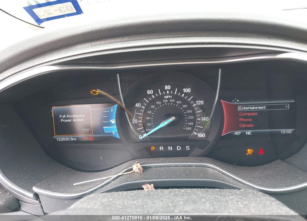 2016 FORD FUSION VIN: 3FA6P0K92GR347136