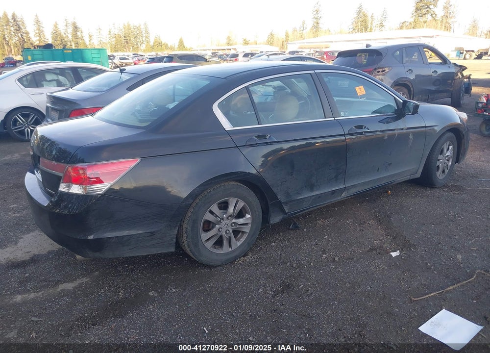 2012 HONDA ACCORD 2.4 SE VIN: 1HGCP2F6XCA193564