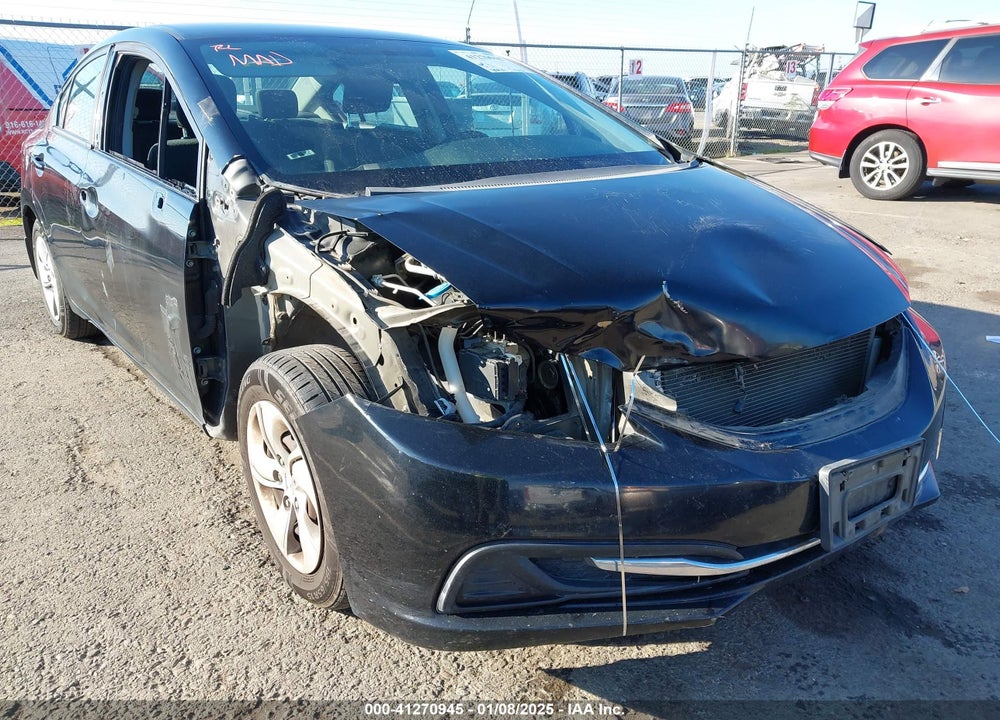 2014 HONDA CIVIC LX VIN: 19XFB2F58EE265590