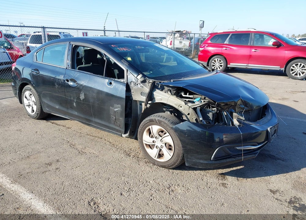 2014 HONDA CIVIC LX VIN: 19XFB2F58EE265590