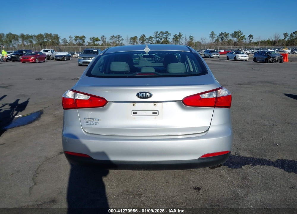 2016 KIA FORTE LX VIN: KNAFK4A61G5539218