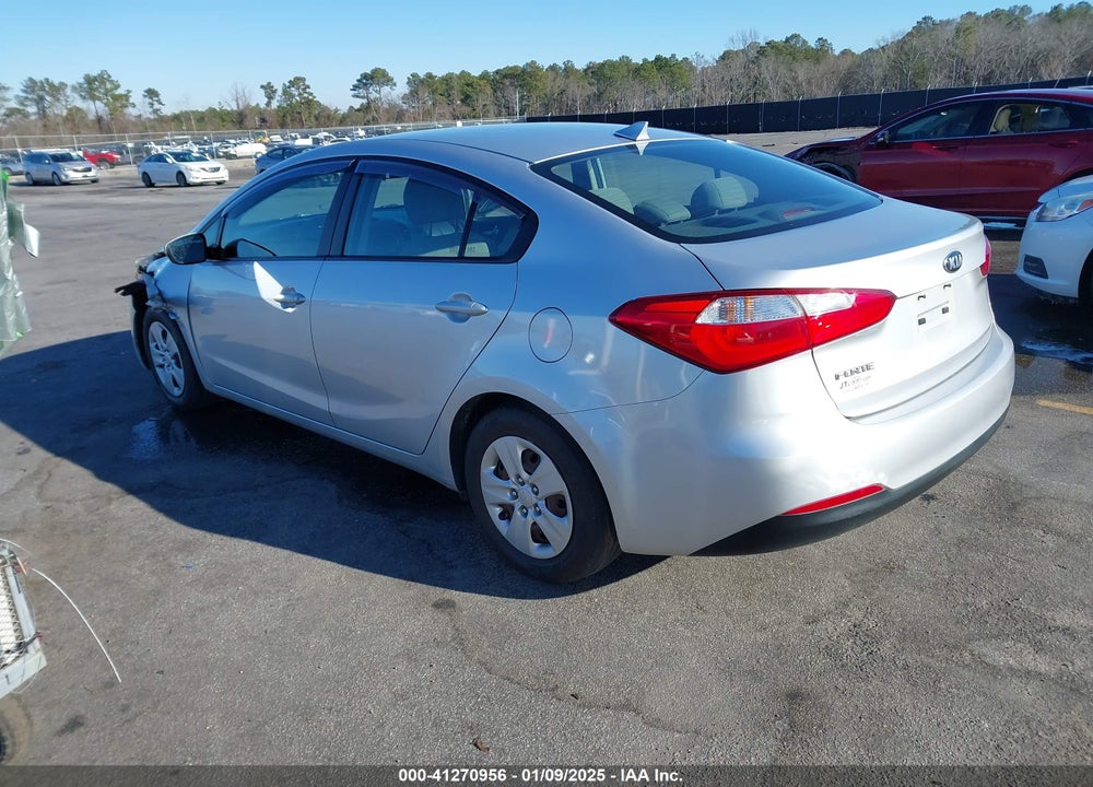 2016 KIA FORTE LX VIN: KNAFK4A61G5539218