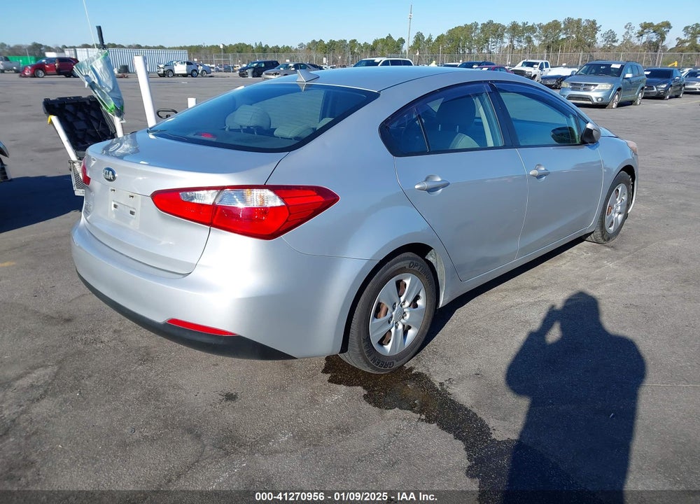 2016 KIA FORTE LX VIN: KNAFK4A61G5539218