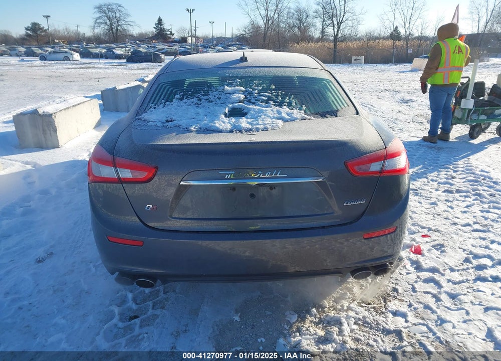 2015 MASERATI GHIBLI S Q4 VIN: ZAM57RTA9F1145305