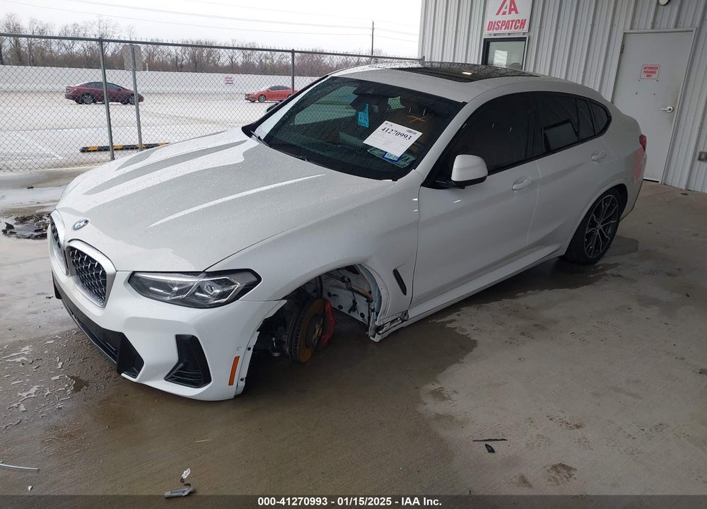 2022 BMW X4 XDRIVE30I VIN: 5UX33DT00N9M32466