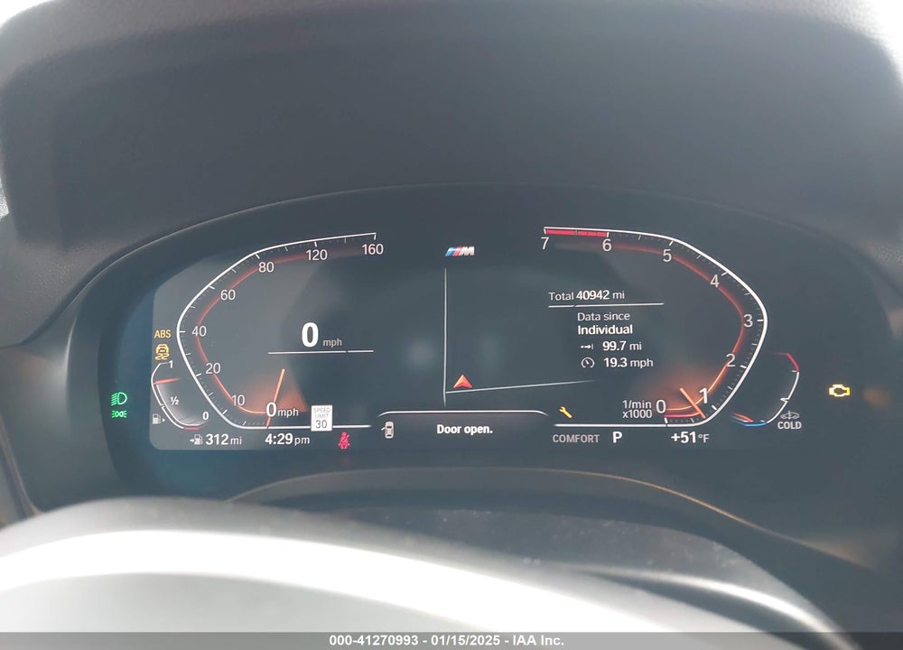 2022 BMW X4 XDRIVE30I VIN: 5UX33DT00N9M32466