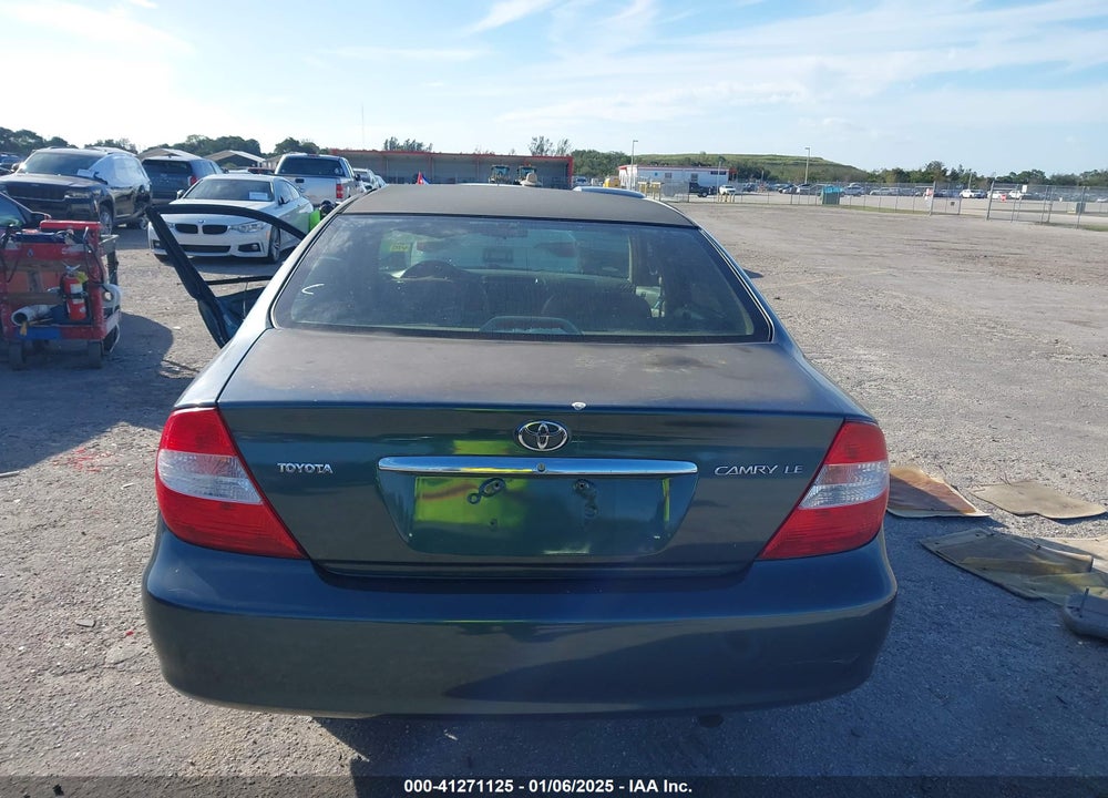 2004 TOYOTA CAMRY LE VIN: 4T1BE32K64U286277