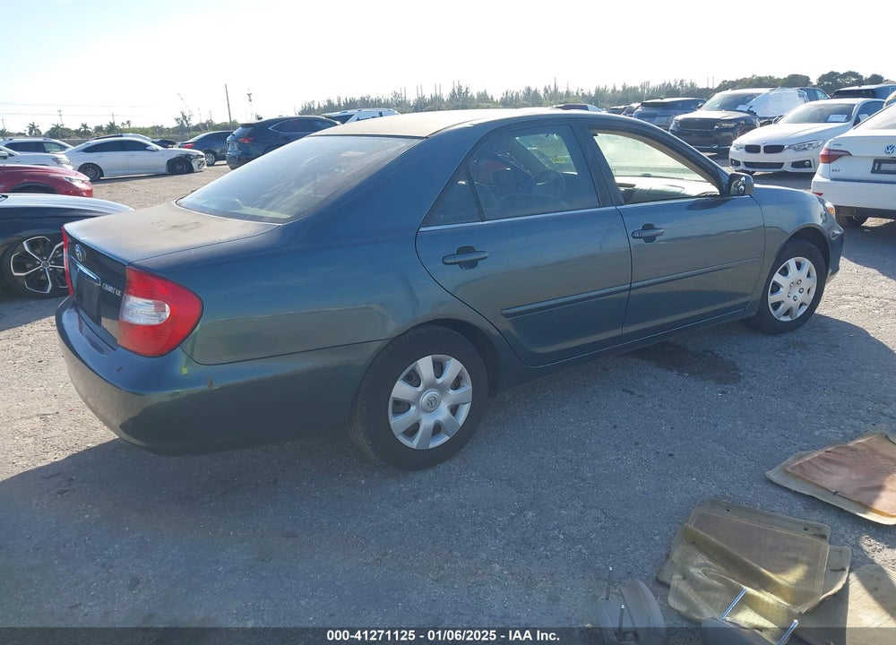 2004 TOYOTA CAMRY LE VIN: 4T1BE32K64U286277