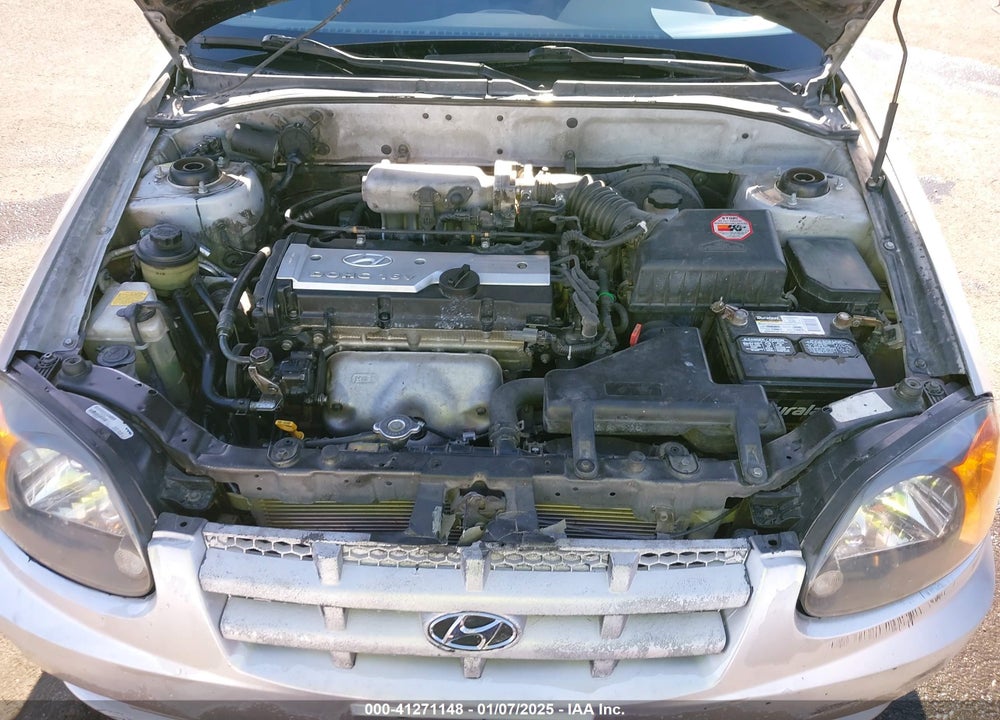 2003 HYUNDAI ACCENT GL VIN: KMHCG35C83U276027
