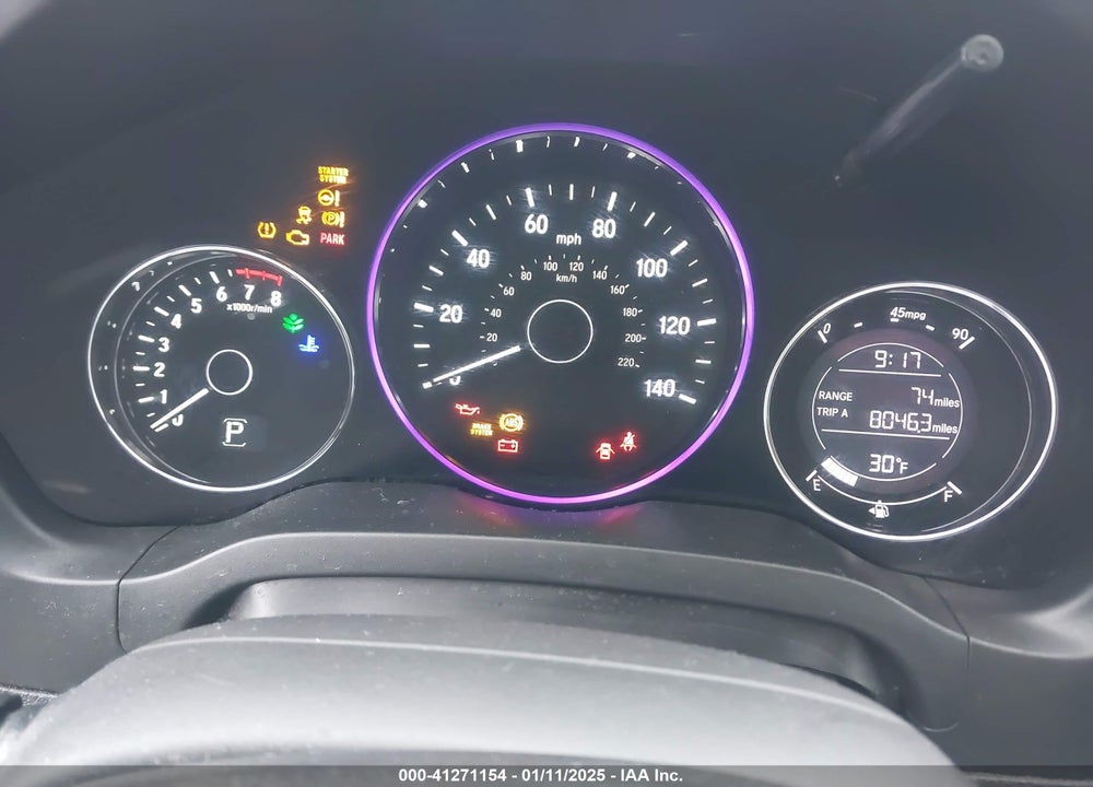 2017 HONDA HR-V EX-L VIN: 3CZRU6H75HM729405