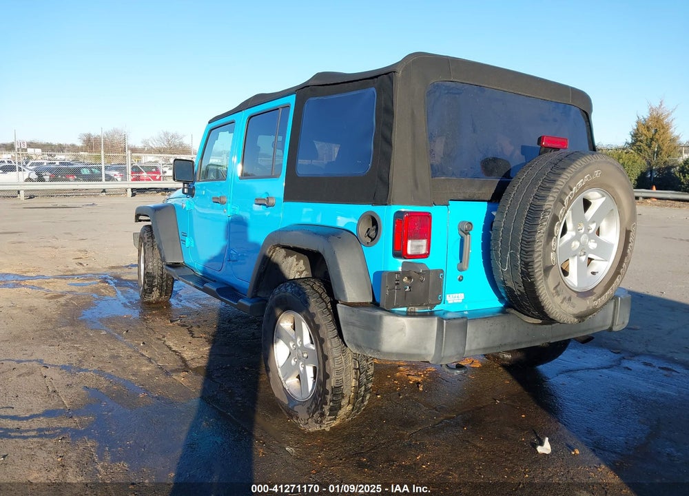 2017 JEEP WRANGLER UNLIMITED SPORT 4X4 VIN: 1C4BJWDGXHL599418