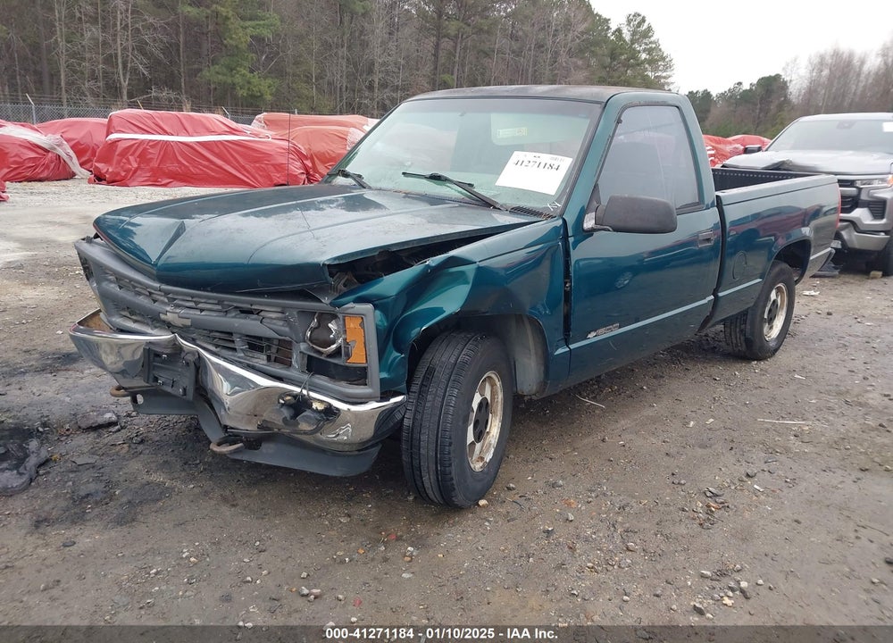 1997 CHEVROLET C1500 FLEETSIDE W/T VIN: 1GCEC14W3VZ196309