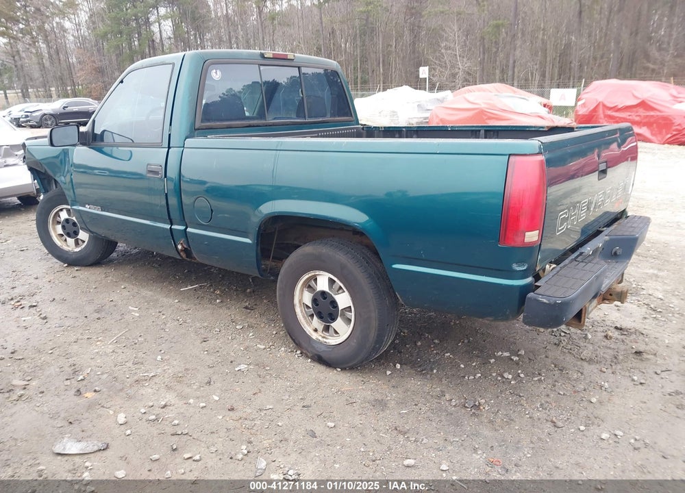1997 CHEVROLET C1500 FLEETSIDE W/T VIN: 1GCEC14W3VZ196309