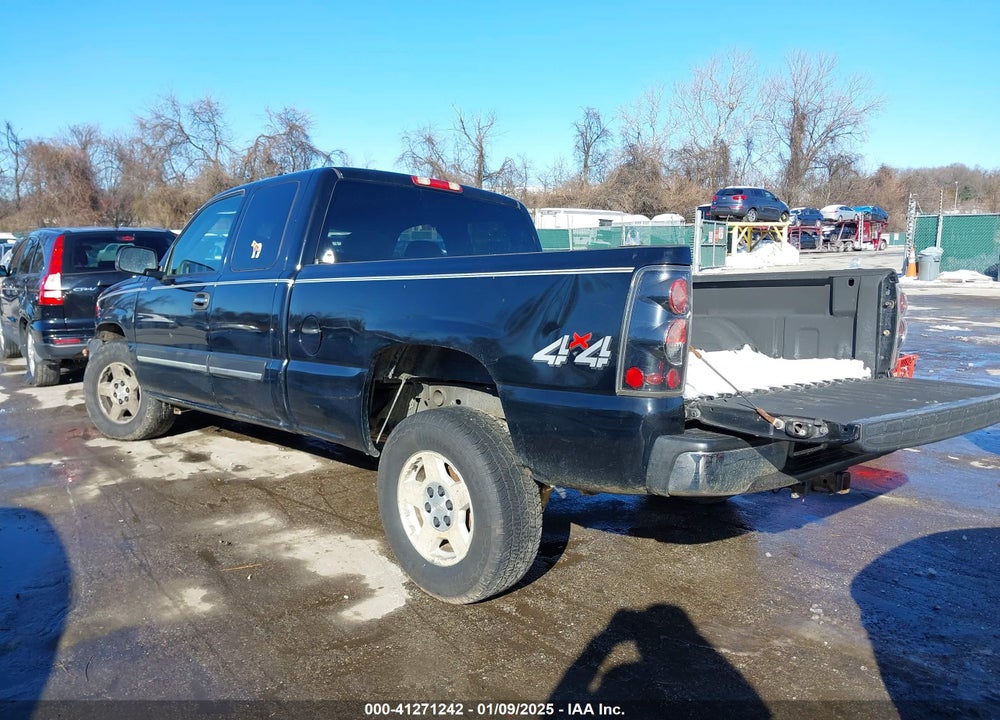 2005 CHEVROLET SILVERADO 1500 LS VIN: 1GCEK19V15E186114
