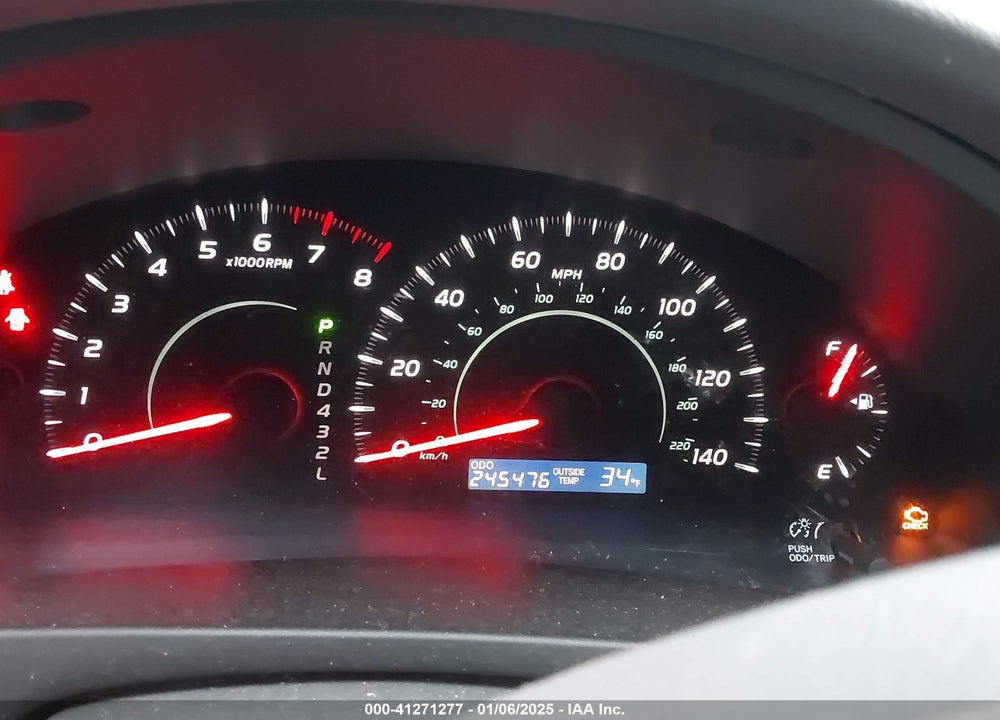 2008 TOYOTA CAMRY LE VIN: 4T1BE46K78U231567