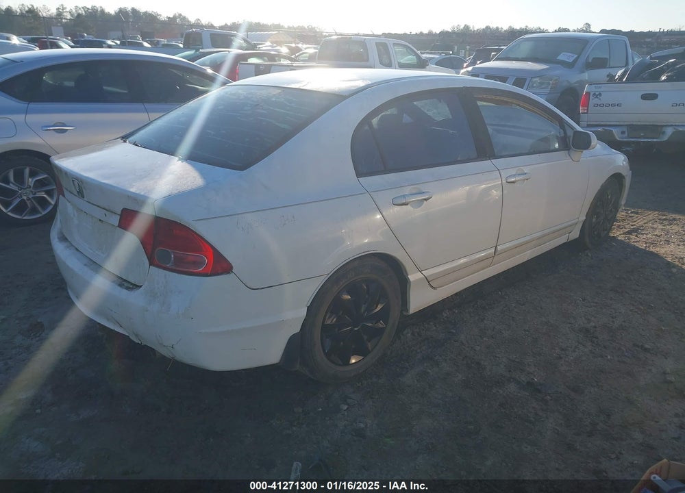 2008 HONDA CIVIC LX VIN: 1HGFA16598L009663