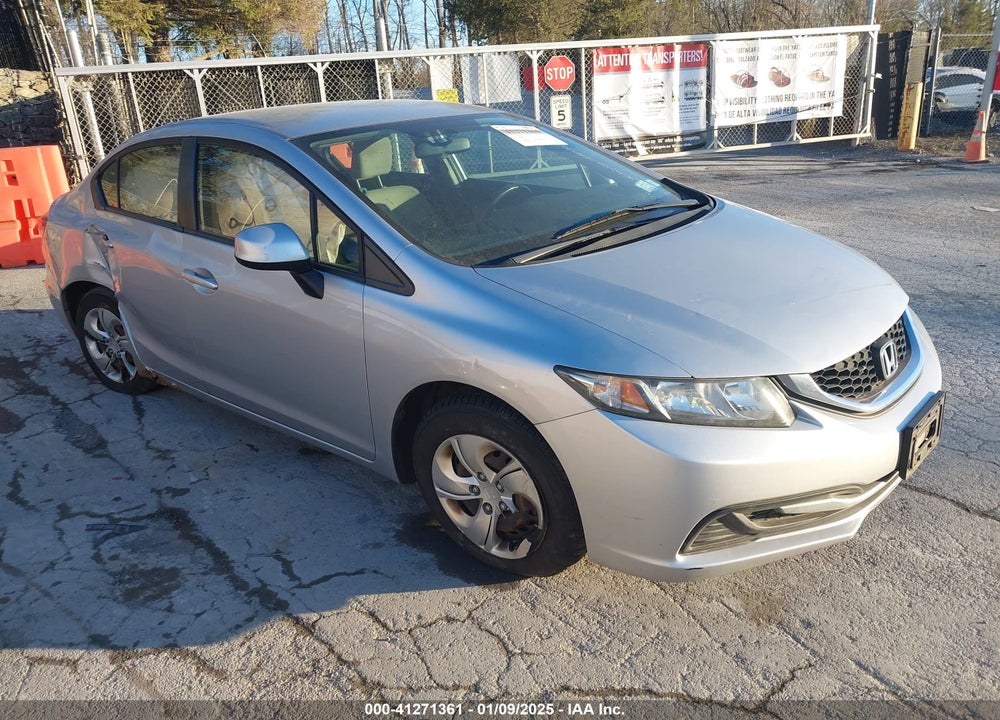 2013 HONDA CIVIC LX VIN: 19XFB2F56DE263612