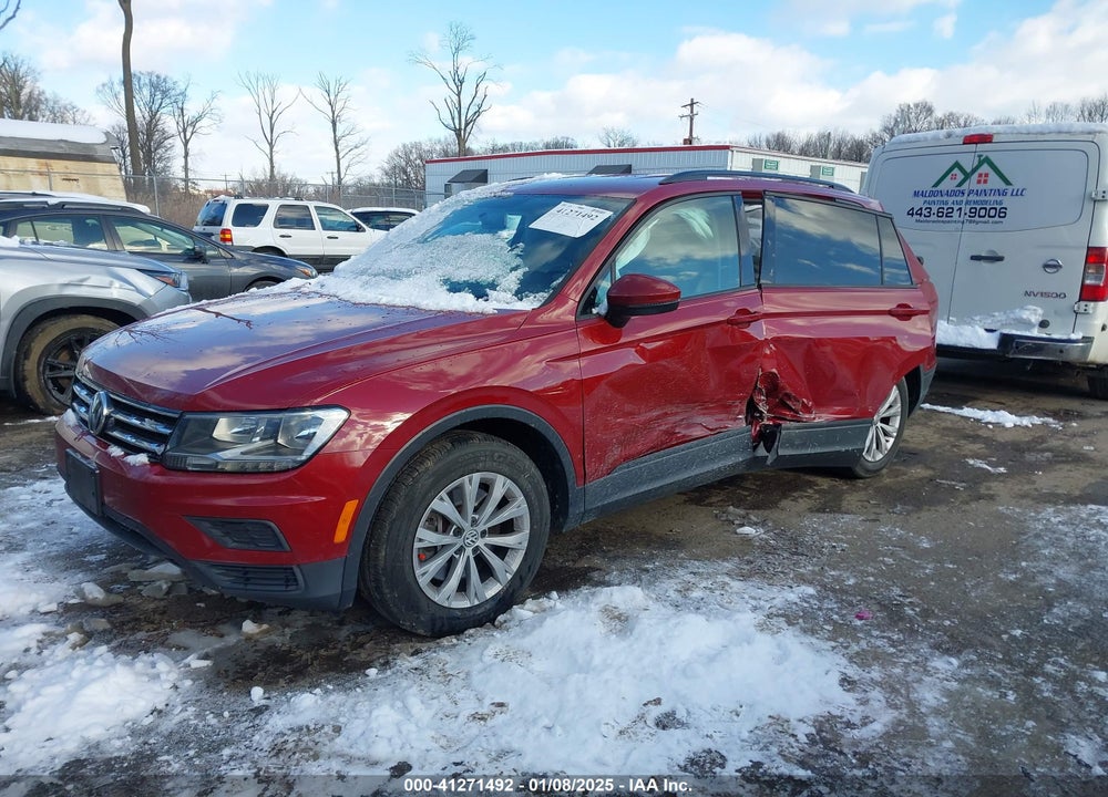 2019 VOLKSWAGEN TIGUAN VIN: 3VV1B7AX6KM075645