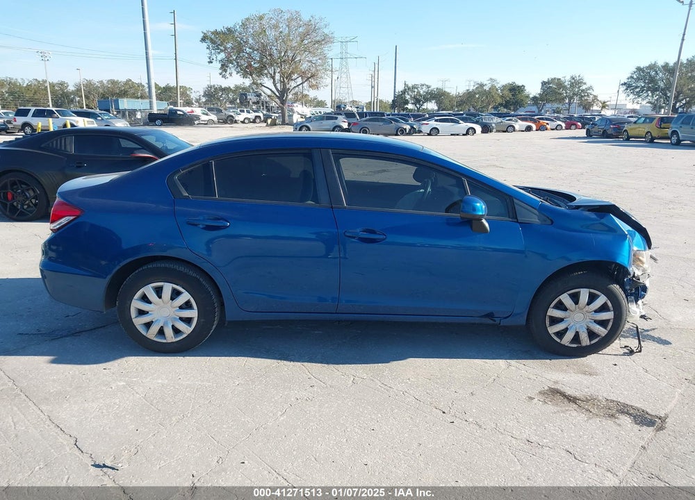 2013 HONDA CIVIC VIN: 2HGFB2F58DH578739