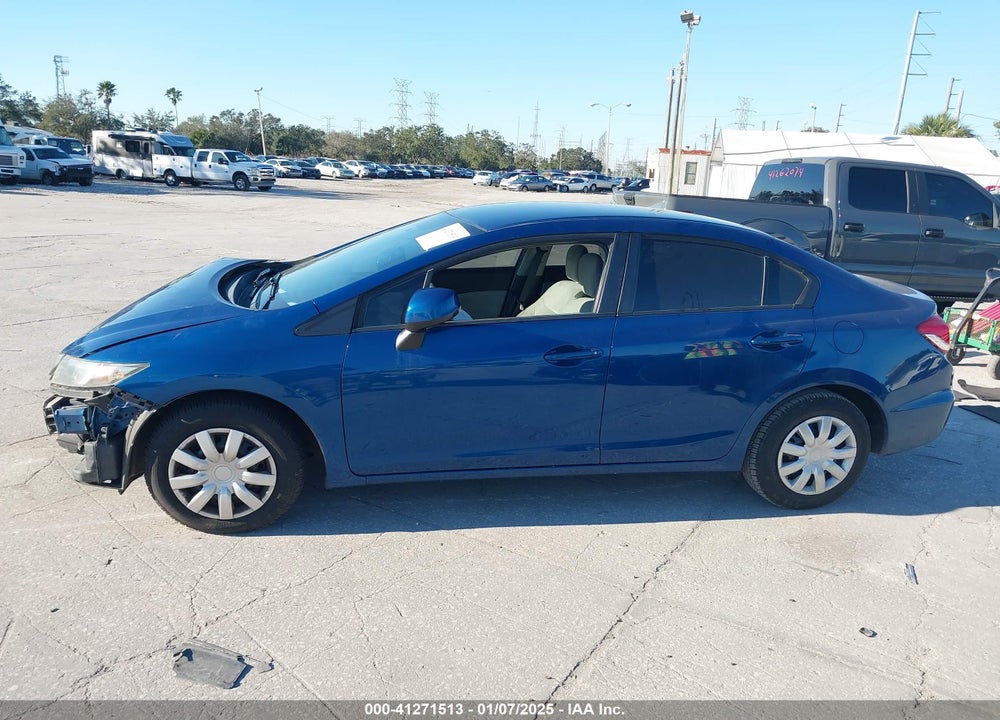 2013 HONDA CIVIC VIN: 2HGFB2F58DH578739
